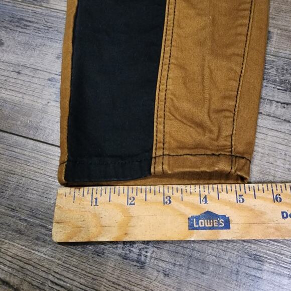 American Bazi Jeans Pants color block black and Brown 2X 2358 - Picture 4 of 7